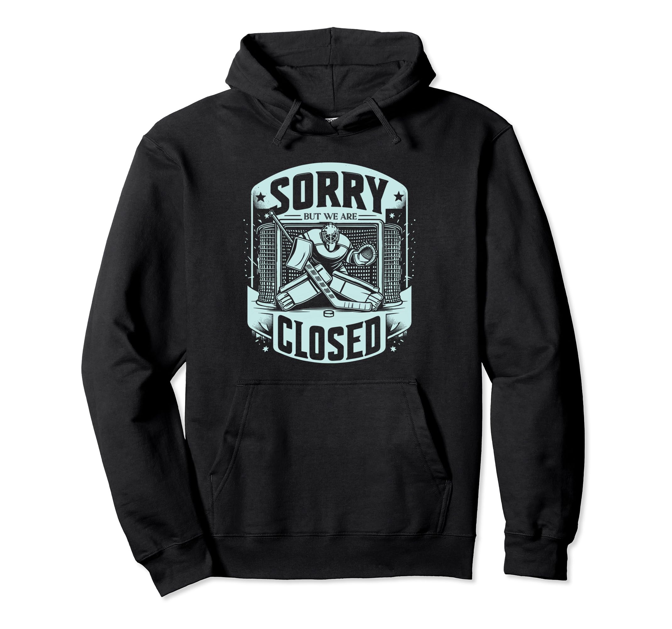 Goaltender Goalkeeper Ice Hockey Hoodie - Trendy Graphic for Adults - T-Shirt, Sweatshirt, Hoodie
