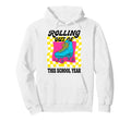 Rolling Out This School Year Roller Hoodie - Custom Art Print for Adults - T-Shirt, Sweatshirt, Hoodie