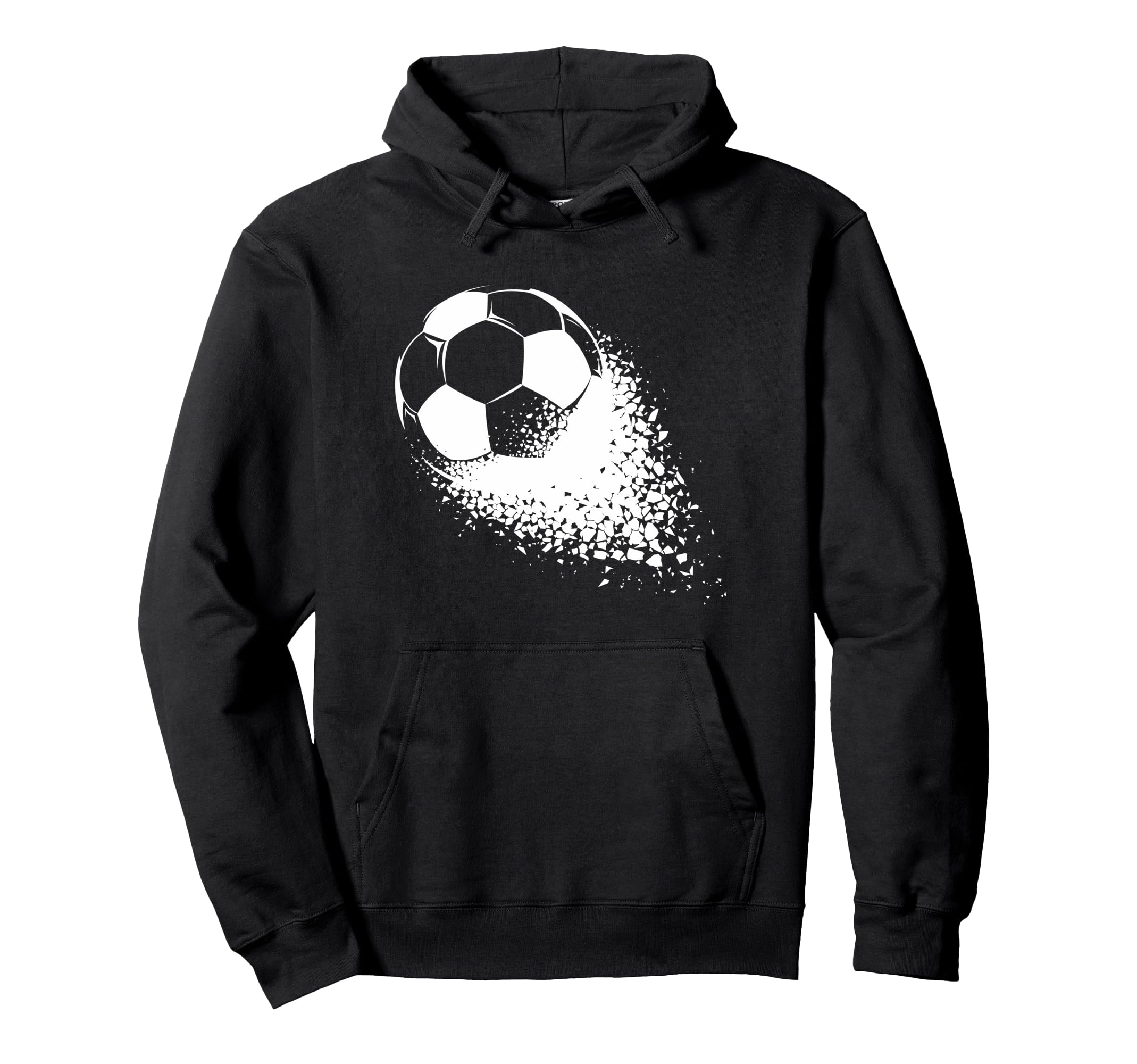 Soccer Silhouette Soccer Player Hoodie - Streetwear Style for Adults - T-Shirt, Sweatshirt, Hoodie
