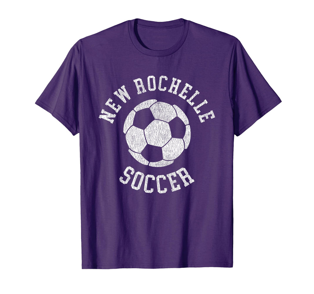 New Rochelle Soccer Distressed 90S T-Shirt - Aesthetic Graphic for Adults - T-Shirt, Sweatshirt, Hoodie