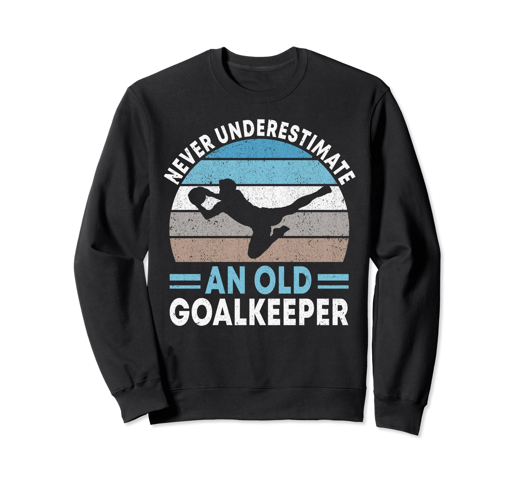 Never Underestimate Old Sweatshirt - Fun Novelty Design for Adults - T-Shirt, Sweatshirt, Hoodie