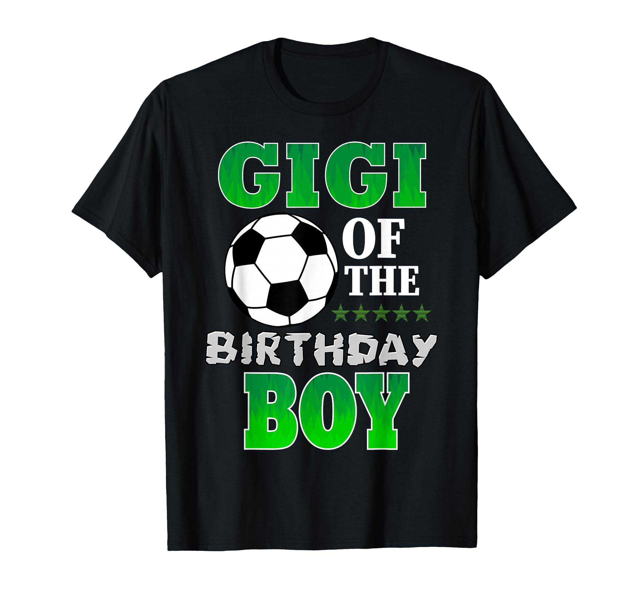 Gigi Birthday Soccer Stars Outfit T-Shirt - Minimalist Print for Adults - T-Shirt, Sweatshirt, Hoodie