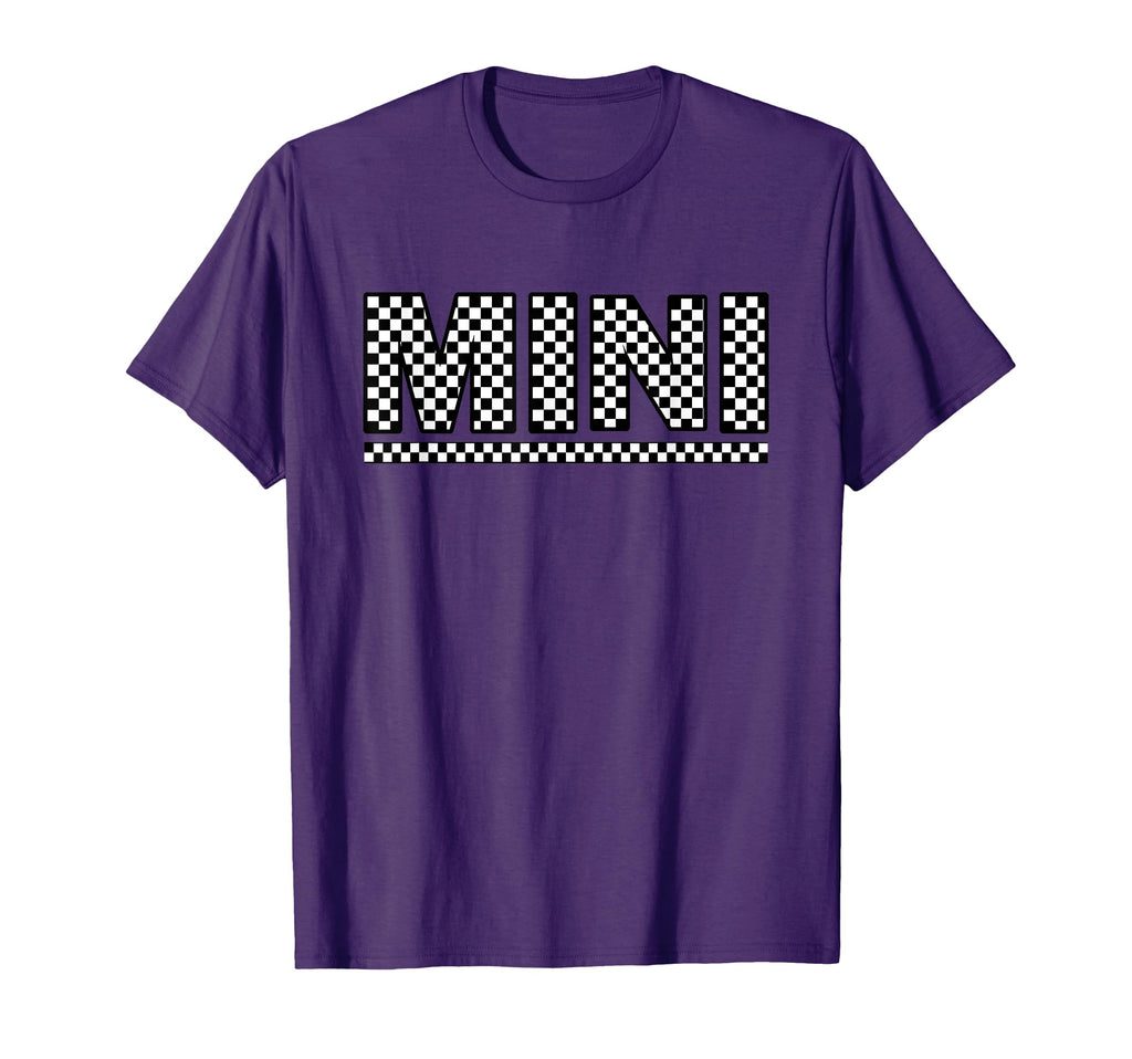 Checkered Mini T-Shirt - Graphic Print Unisex - T-Shirt, Sweatshirt, Hoodie