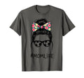 Messy Bun Bandana Soccer Mom Life T-Shirt - Unique Graphic Men Women - T-Shirt, Sweatshirt, Hoodie
