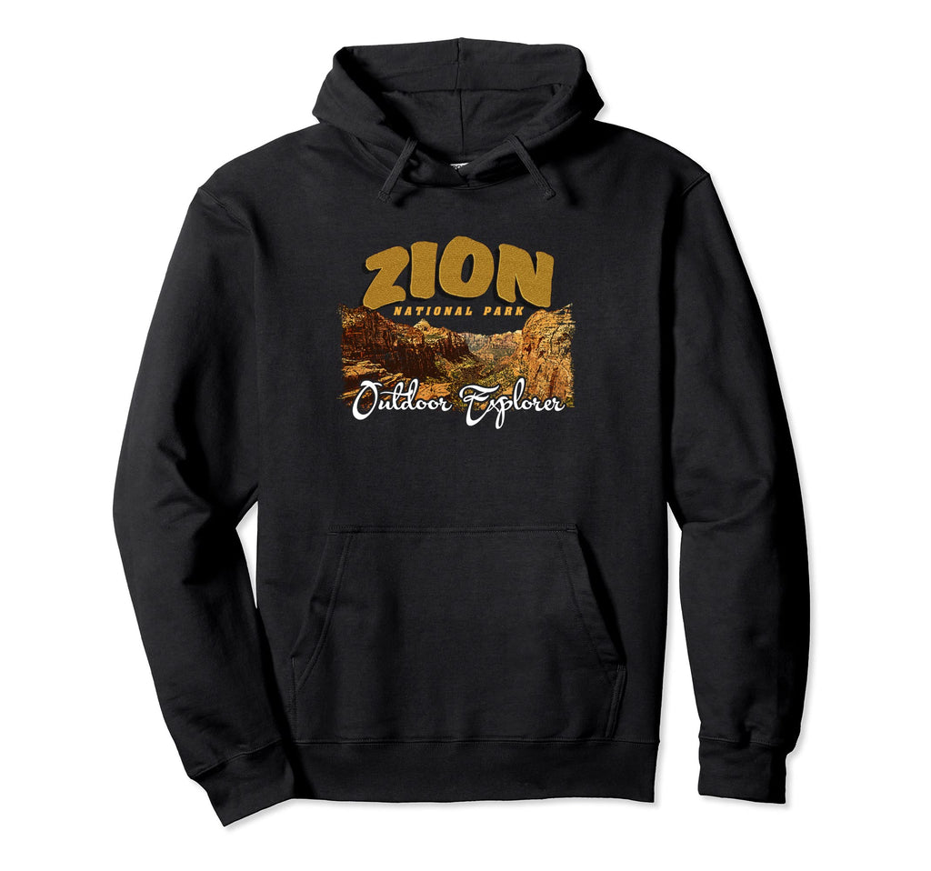 Zion National Park Vacation Hiking Hoodie - Unique Graphic Men Women - T-Shirt, Sweatshirt, Hoodie