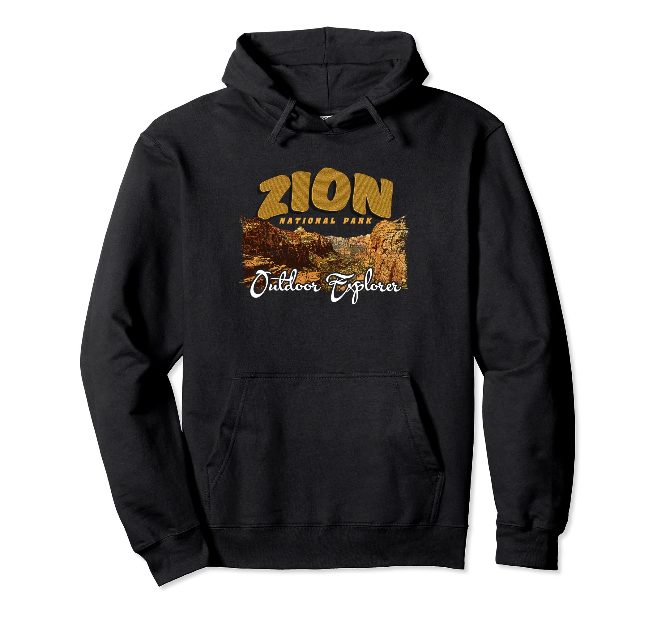 Zion National Park Vacation Hiking Hoodie - Unique Graphic Men Women - T-Shirt, Sweatshirt, Hoodie