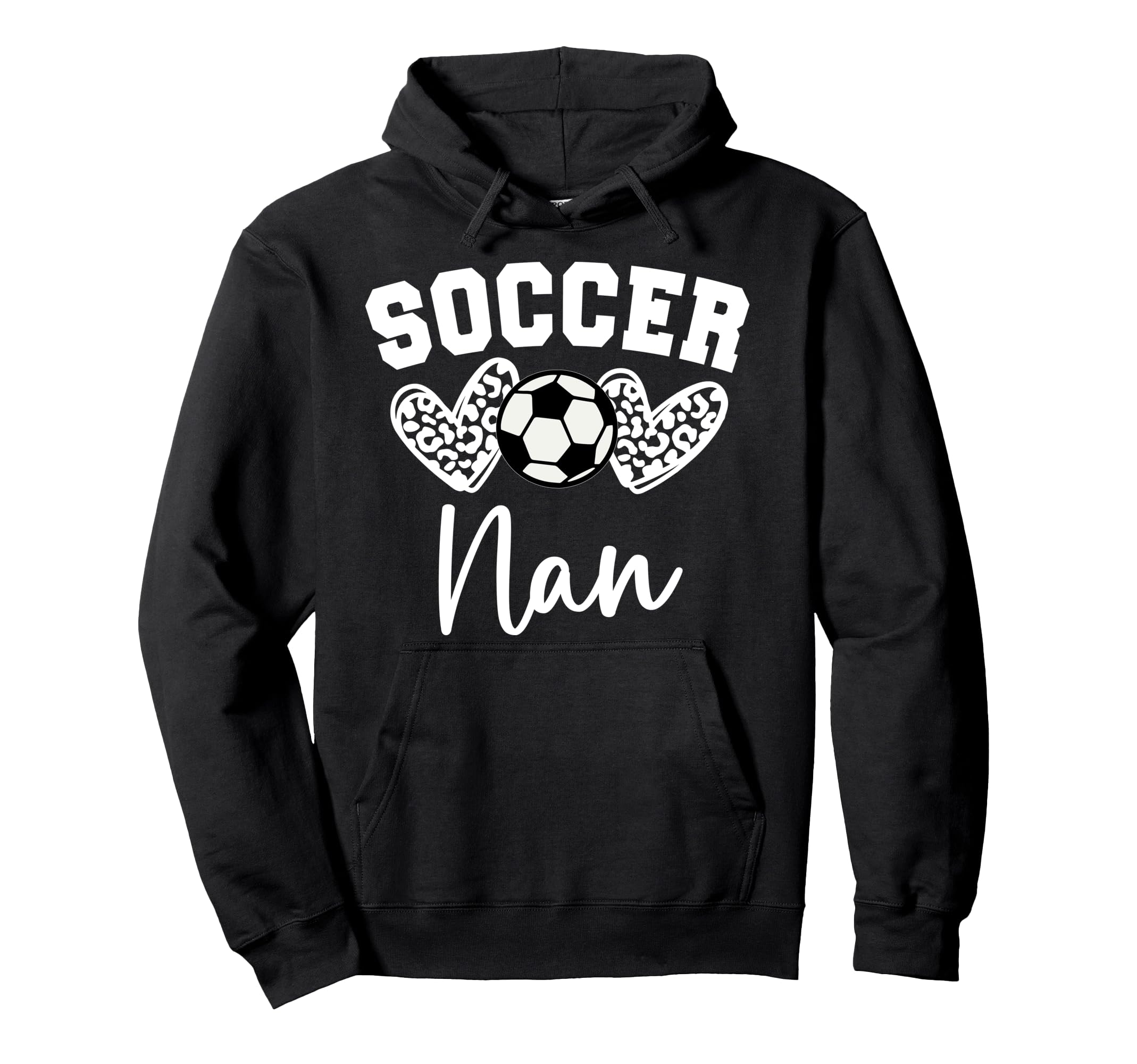 Soccer Nan Matching Family Soccer Hoodie - Aesthetic Graphic for Adults - T-Shirt, Sweatshirt, Hoodie