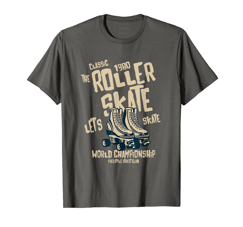 Roller Skating 70S 1980S Birthday T-Shirt - Casual Everyday Wear Men Women - T-Shirt, Sweatshirt, Hoodie