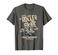 Roller Skating 70S 1980S Birthday T-Shirt - Casual Everyday Wear Men Women - T-Shirt, Sweatshirt, Hoodie