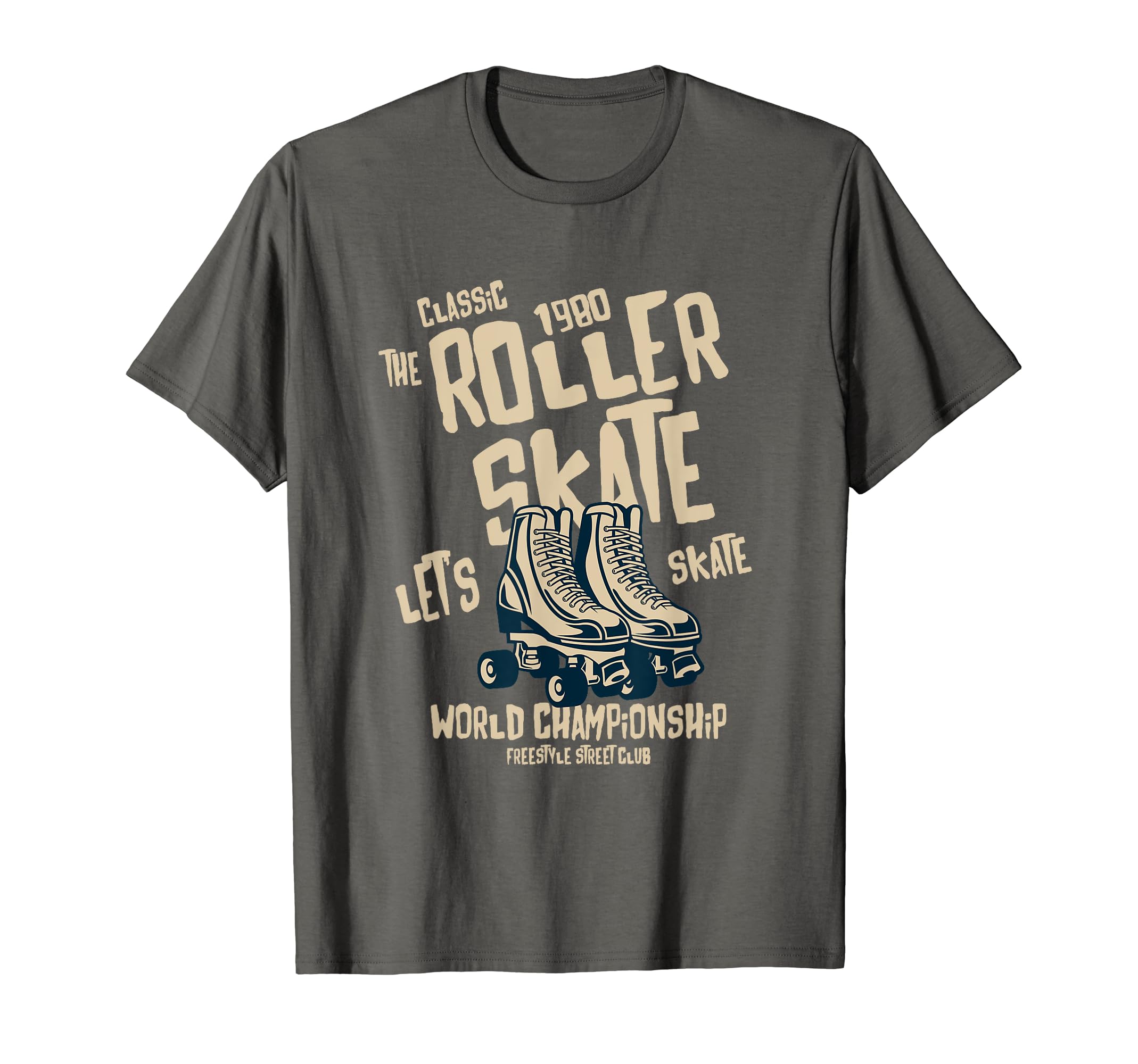 Roller Skating 70S 1980S Birthday T-Shirt - Casual Everyday Wear Men Women - T-Shirt, Sweatshirt, Hoodie