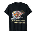 Soccer Lifes About Goals And Assists T-Shirt - Custom Art Print for Adults - T-Shirt, Sweatshirt, Hoodie