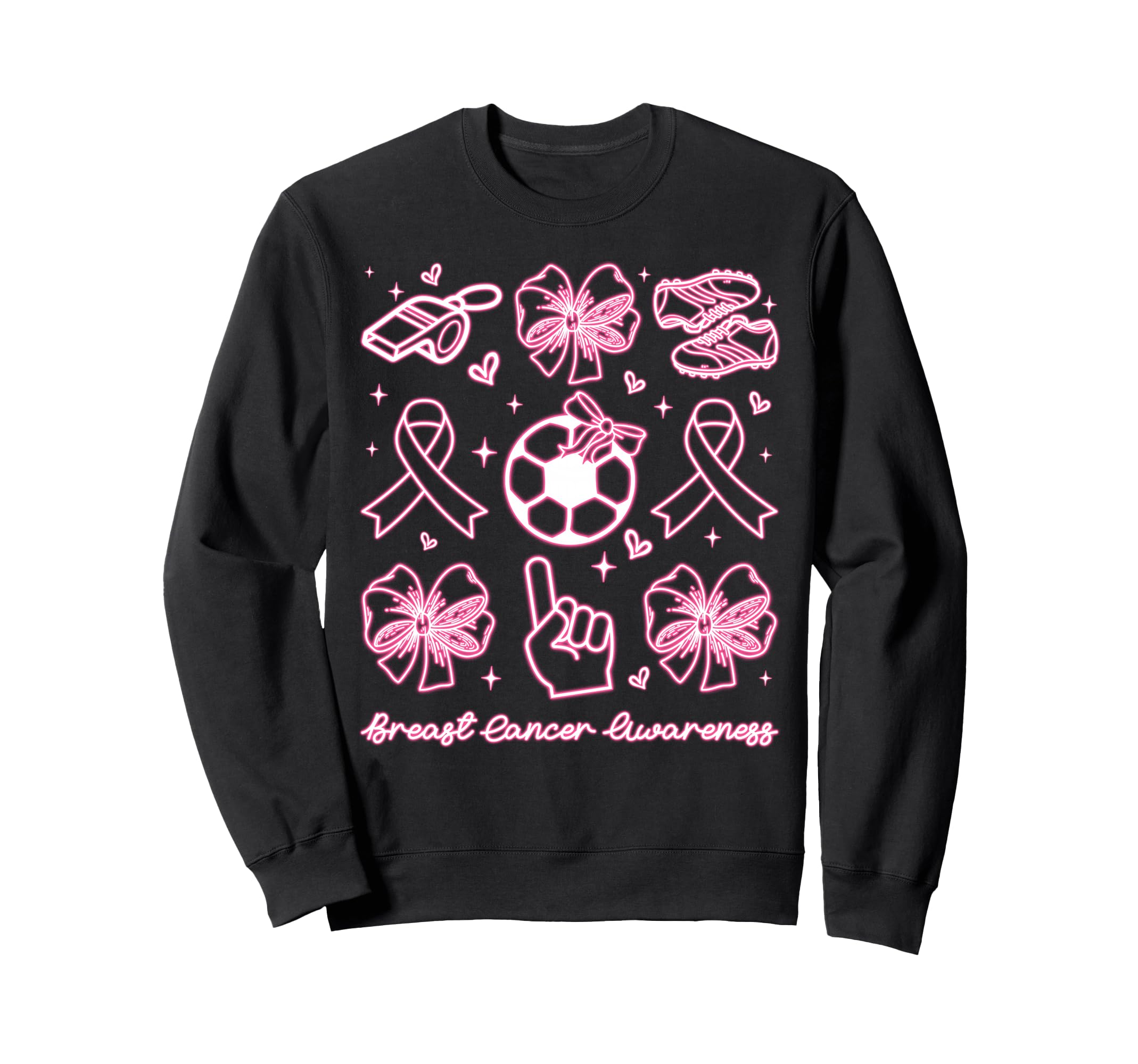 Breast Cancer Awareness Sweatshirt - Fun Novelty Design for Adults - T-Shirt, Sweatshirt, Hoodie