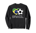 Brasil Soccer Brazilian Flag Sweatshirt - Casual Everyday Wear Unisex - T-Shirt, Sweatshirt, Hoodie