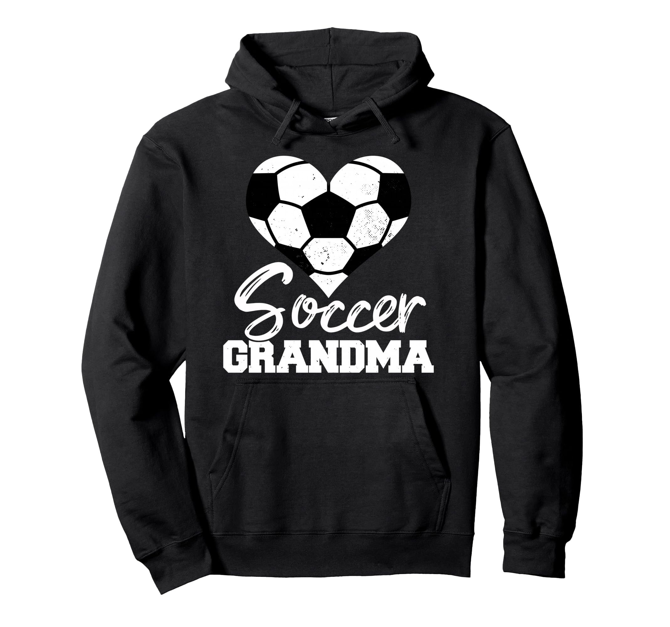 Soccer Grandma Heart Funny Heartfelt Love Hoodie - Novelty Apparel Unisex - T-Shirt, Sweatshirt, Hoodie