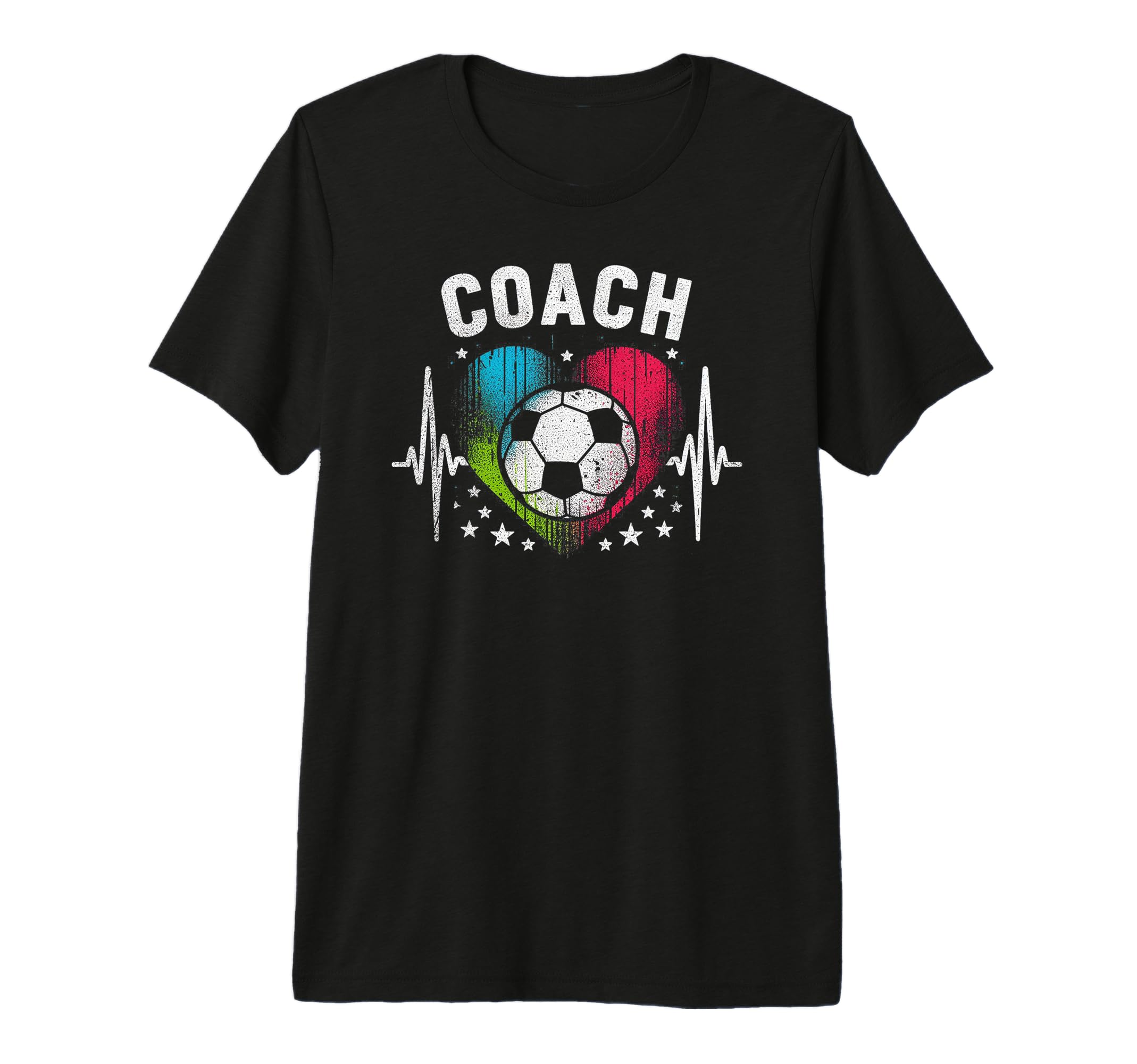 Soccer Coach Training Heart Beat T-Shirt - Streetwear Style Unisex - T-Shirt, Sweatshirt, Hoodie