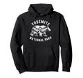 Yosemite Bear National Park Hiking Hoodie - Minimalist Print for Adults - T-Shirt, Sweatshirt, Hoodie