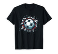 Soccer Ball Break Wall Soccer Sport T-Shirt - Casual Everyday Wear Unisex - T-Shirt, Sweatshirt, Hoodie