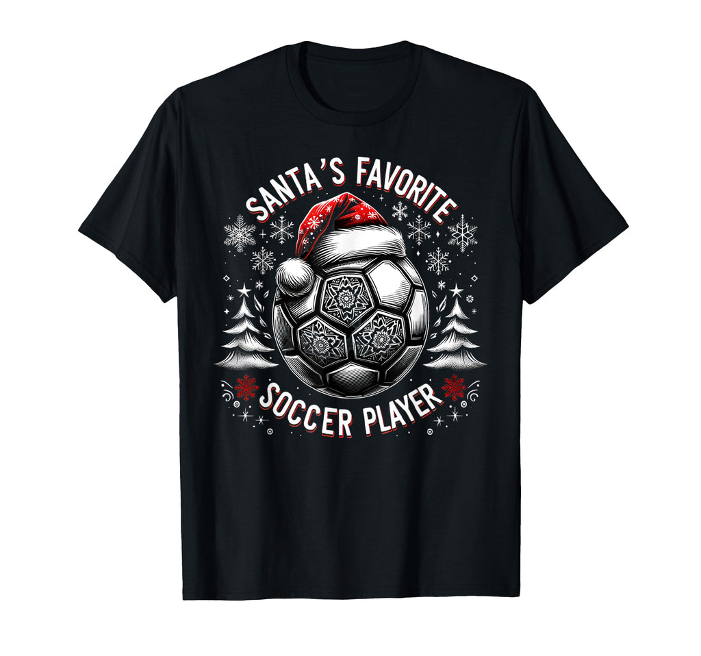 Soccer Santas Favorite Player T-Shirt - Custom Art Print for Adults - T-Shirt, Sweatshirt, Hoodie