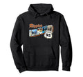 Riggins Idaho Travel Souvenir Postcard Hoodie - Unique Graphic for Adults - T-Shirt, Sweatshirt, Hoodie