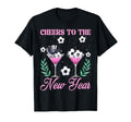 Cheers To New Year Champagne Glass T-Shirt - Streetwear Style Unisex - T-Shirt, Sweatshirt, Hoodie