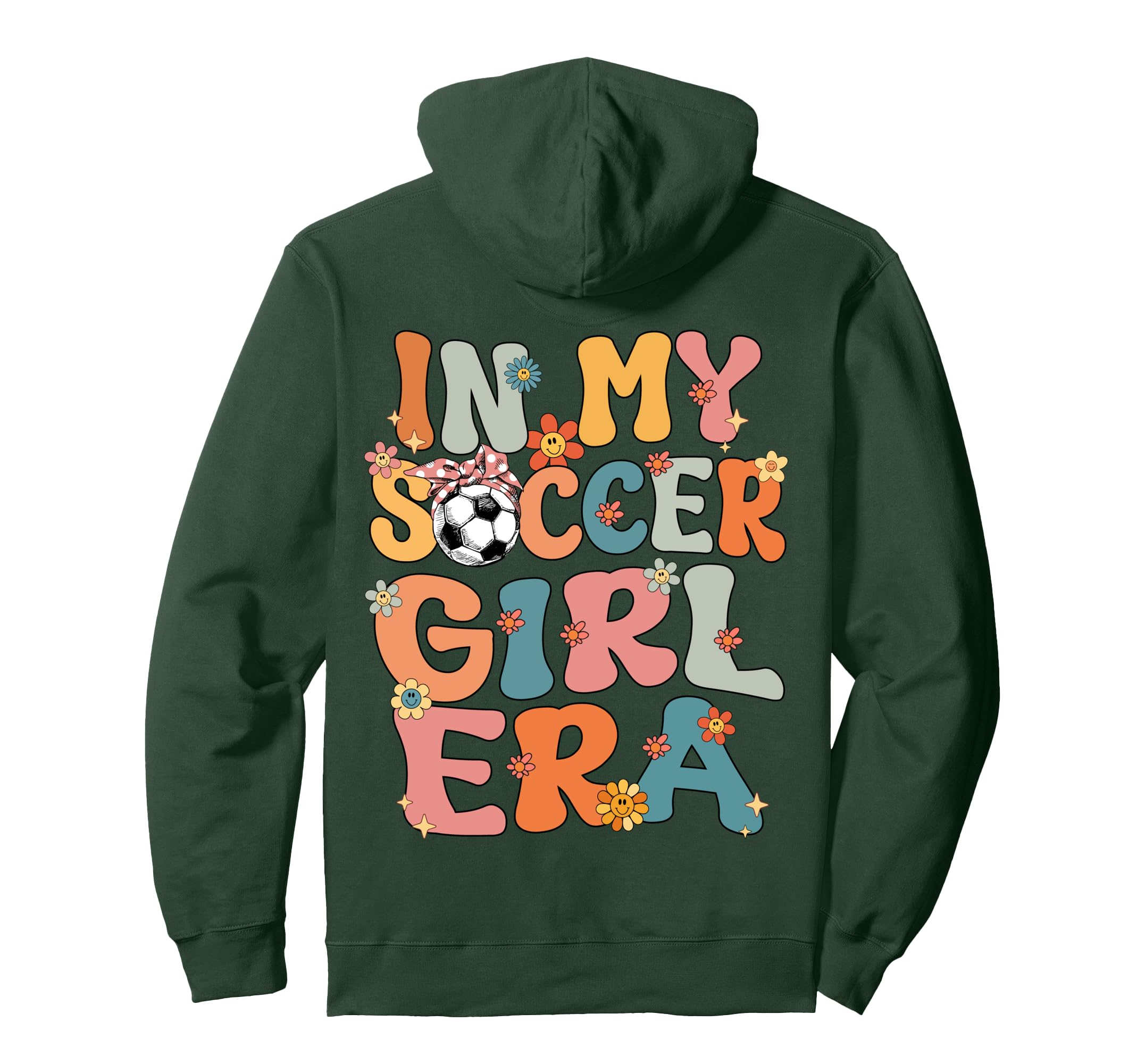 My Soccer Era Groovy Soccer Soccer Hoodie - Aesthetic Graphic Men Women - T-Shirt, Sweatshirt, Hoodie