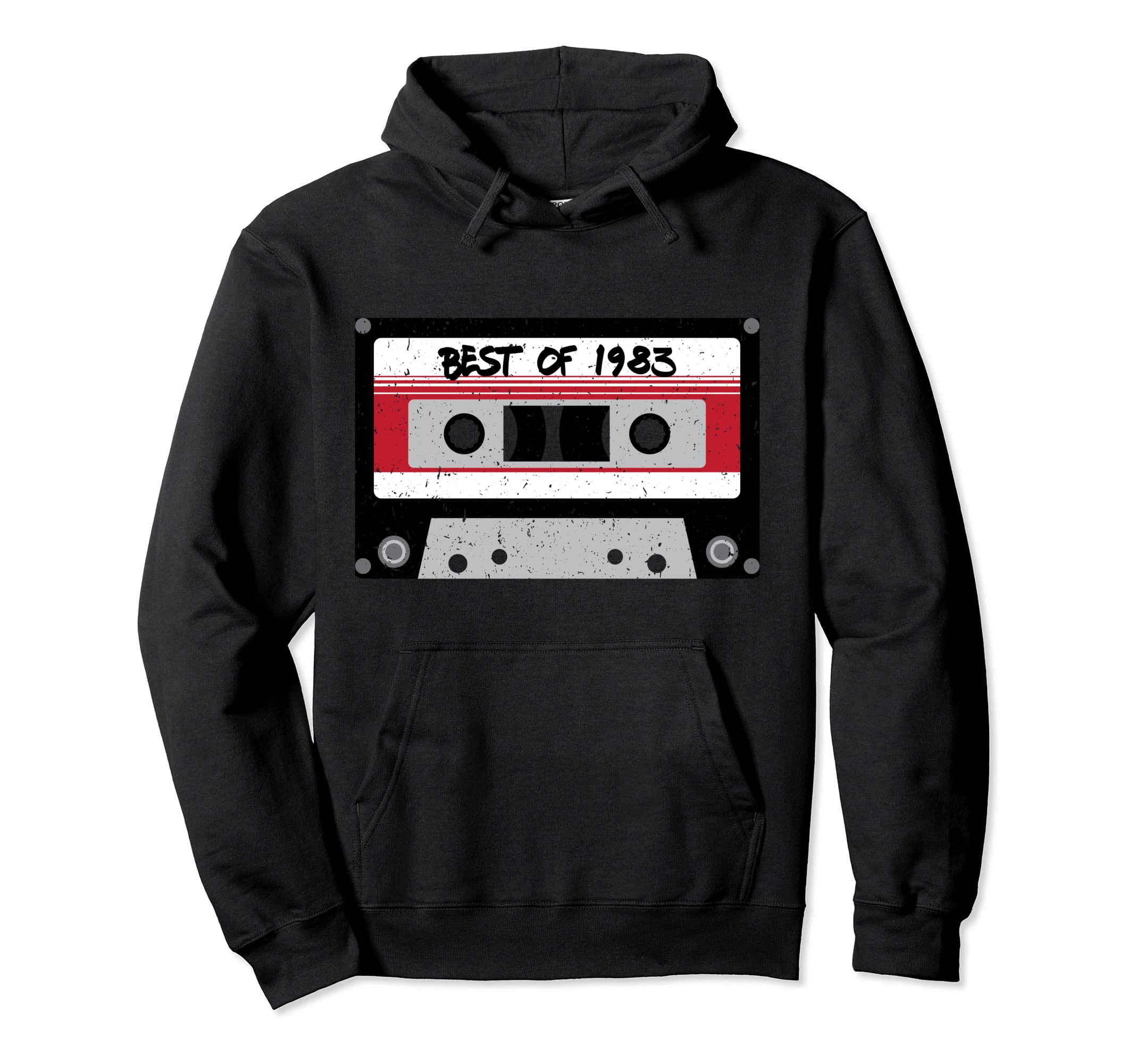 80S Cassette Tape Best 1983 Music Hoodie - Casual Everyday Wear Unisex - T-Shirt, Sweatshirt, Hoodie