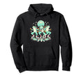70S Groovy Hippie Frogs Disco Roller Skate Hoodie - Trendy Graphic Unisex - T-Shirt, Sweatshirt, Hoodie