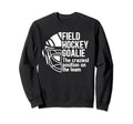 Funny Field Hockey Goalie Field Sweatshirt - Minimalist Print Unisex - T-Shirt, Sweatshirt, Hoodie