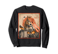 Funny Cat Soccer Kaiju Sweatshirt - Novelty Apparel for Adults - T-Shirt, Sweatshirt, Hoodie