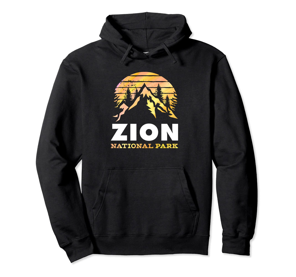 Zion National Park Utah Hoodie - Fun Novelty Design for Adults - T-Shirt, Sweatshirt, Hoodie