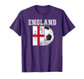 England Flag Soccer Futbol Football T-Shirt - Novelty Apparel for Adults - T-Shirt, Sweatshirt, Hoodie