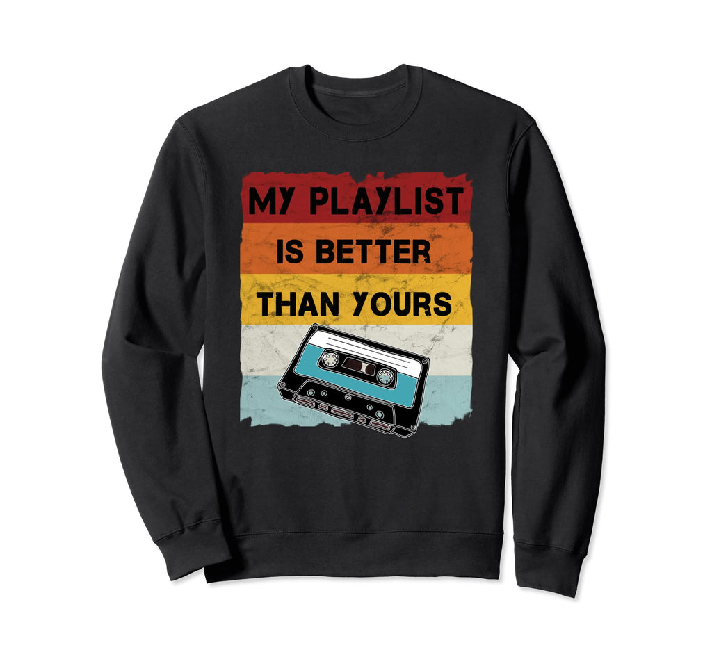 Cassette Cassette Tape Funny Sweatshirt - Minimalist Print for Adults - T-Shirt, Sweatshirt, Hoodie
