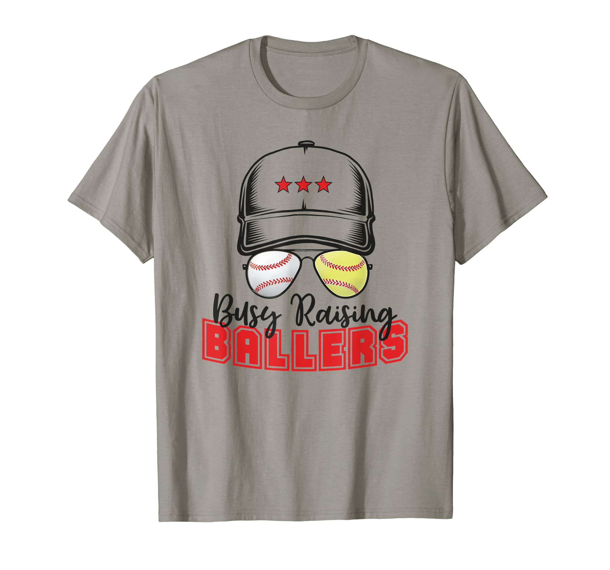 Mens Baseball Dad Busy Raising T-Shirt - Fun Novelty Design Men Women - T-Shirt, Sweatshirt, Hoodie