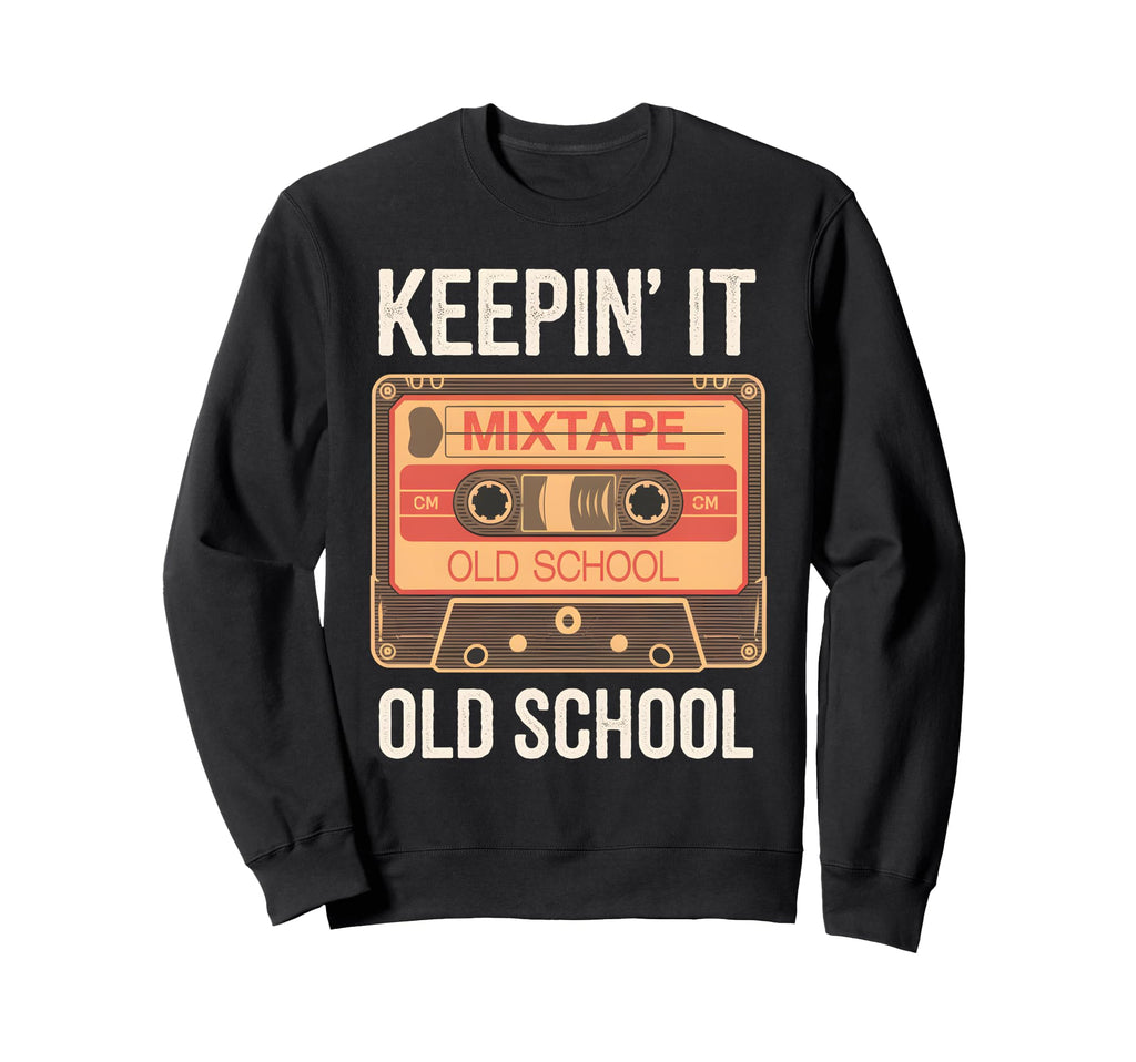 Old School Hip Hop 80S 90S Sweatshirt - Minimalist Print for Adults - T-Shirt, Sweatshirt, Hoodie