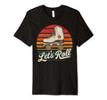 Let S Roll Roller Skating Skater Skate 70S T-Shirt - Unique Graphic Unisex - T-Shirt, Sweatshirt, Hoodie