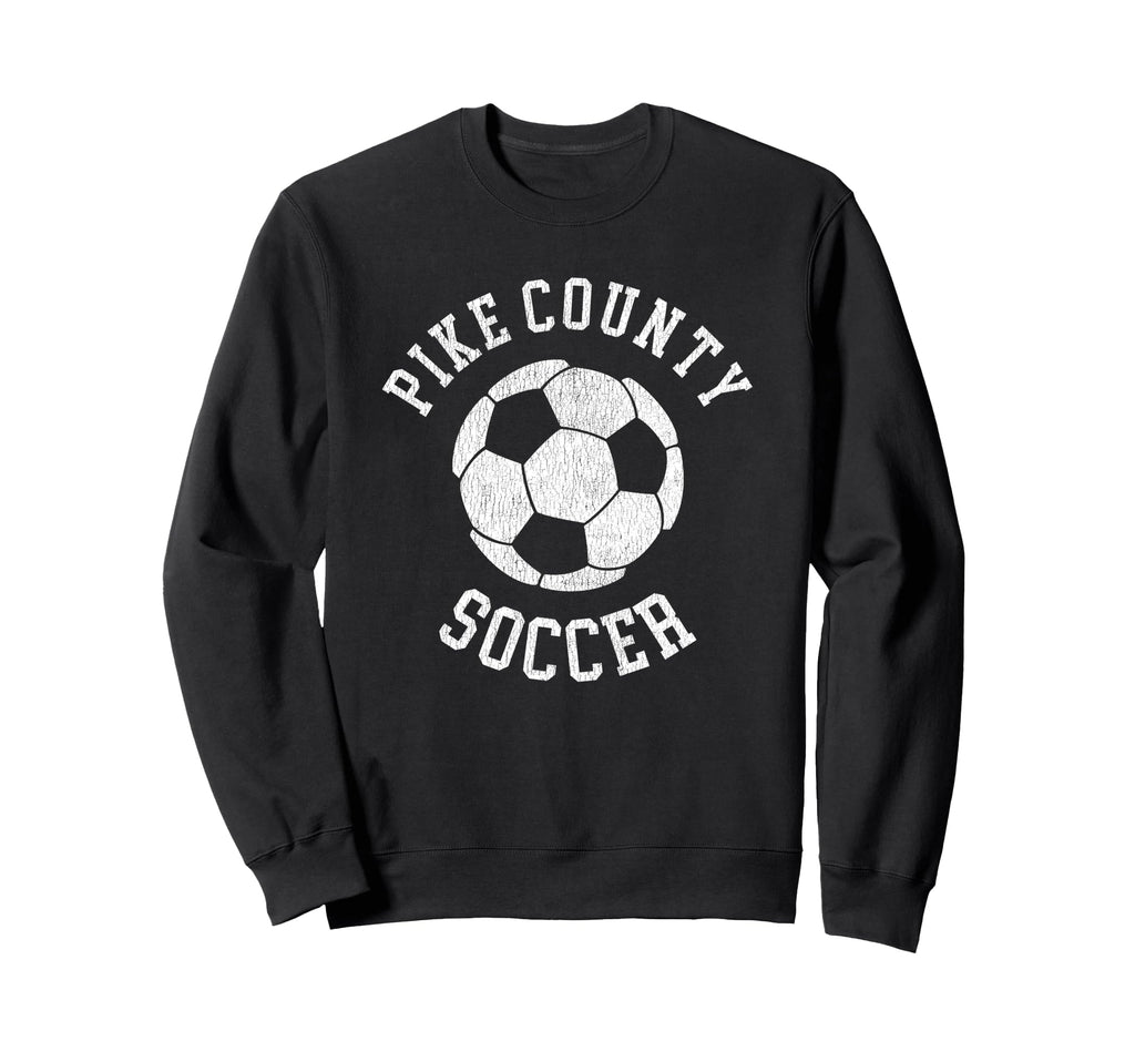Pike County Soccer Distressed 90S Sweatshirt - Minimalist Print Men Women - T-Shirt, Sweatshirt, Hoodie