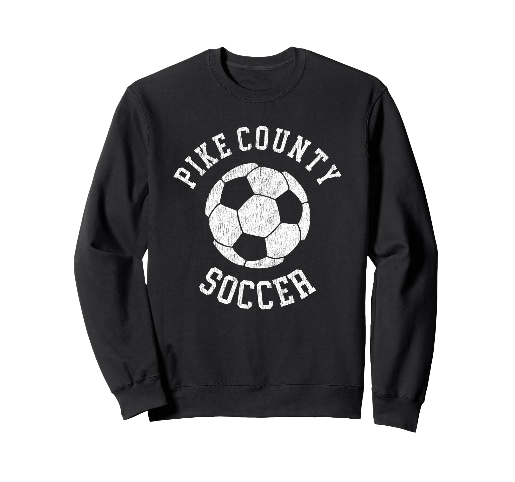Pike County Soccer Distressed 90S Sweatshirt - Minimalist Print Men Women - T-Shirt, Sweatshirt, Hoodie