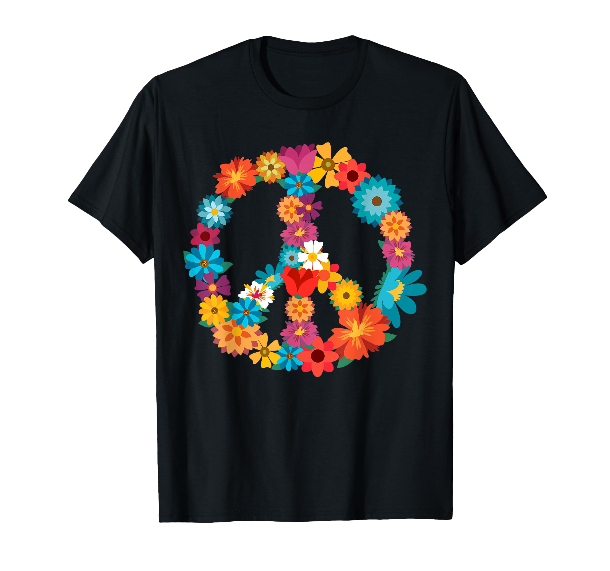 Peace Love 60S 70S Hippie Costume T-Shirt - Streetwear Style Men Women - T-Shirt, Sweatshirt, Hoodie