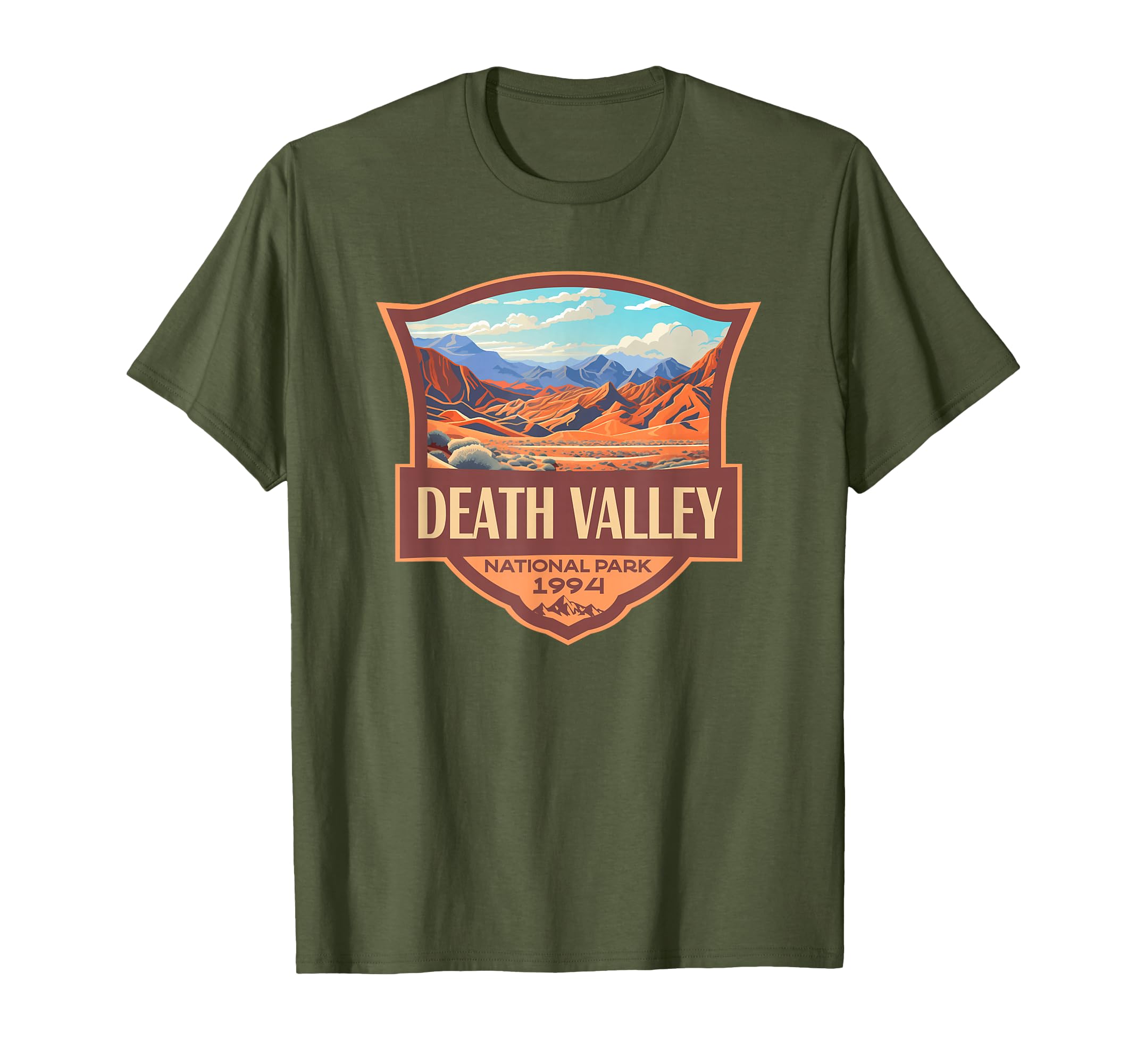 Death Valley National Park Illustration T-Shirt - Minimalist Print Unisex - T-Shirt, Sweatshirt, Hoodie