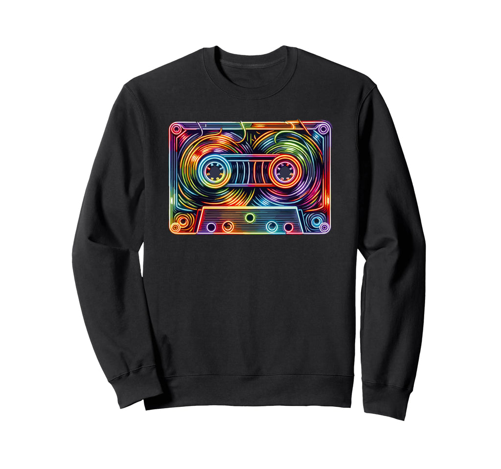 Cassette Player Music Tape Sweatshirt - Aesthetic Graphic for Adults - T-Shirt, Sweatshirt, Hoodie