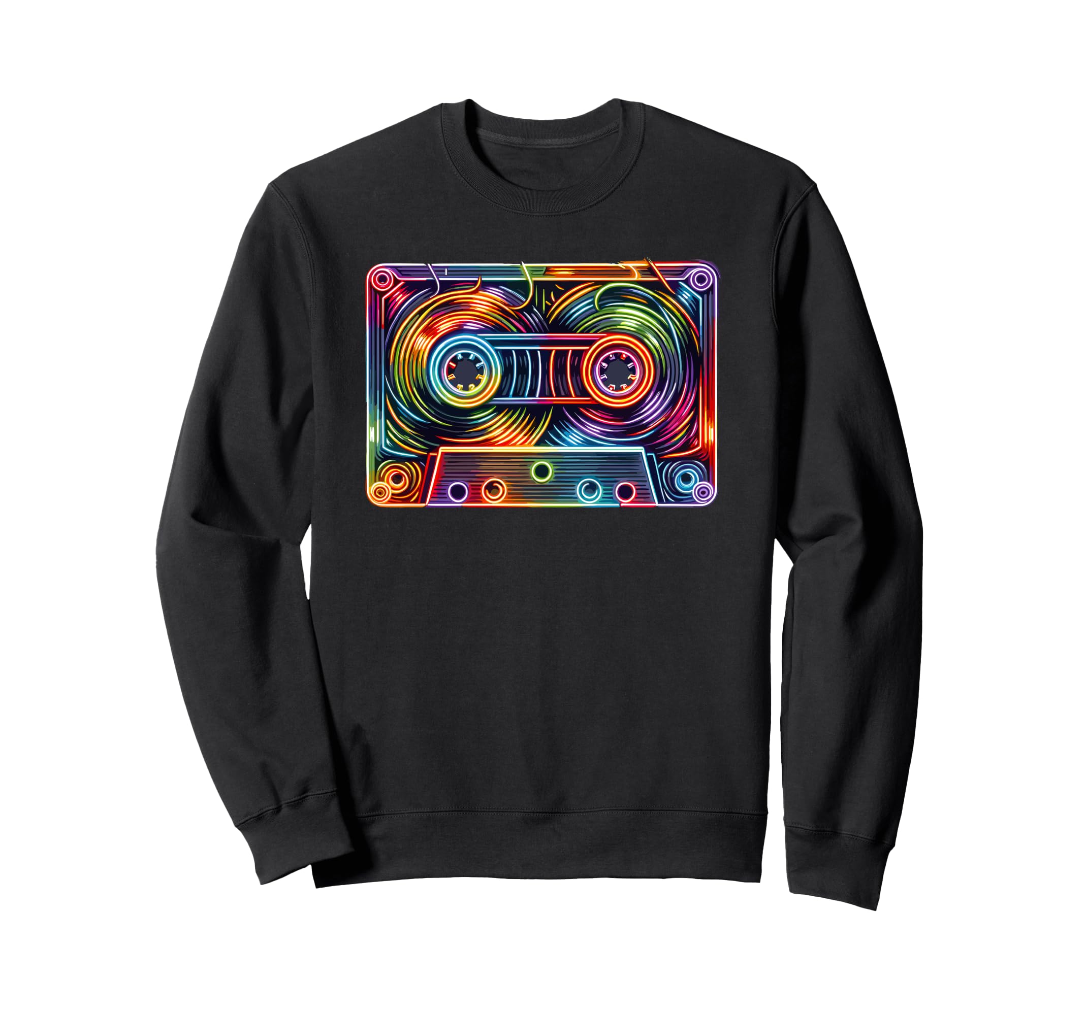 Cassette Player Music Tape Sweatshirt - Aesthetic Graphic for Adults - T-Shirt, Sweatshirt, Hoodie