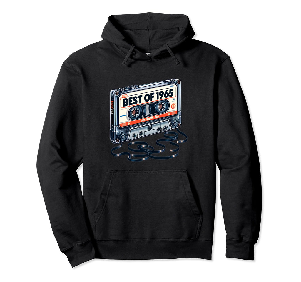 1965 Cassette Tape Birthday Nostalgia Hoodie - Streetwear Style for Adults - T-Shirt, Sweatshirt, Hoodie