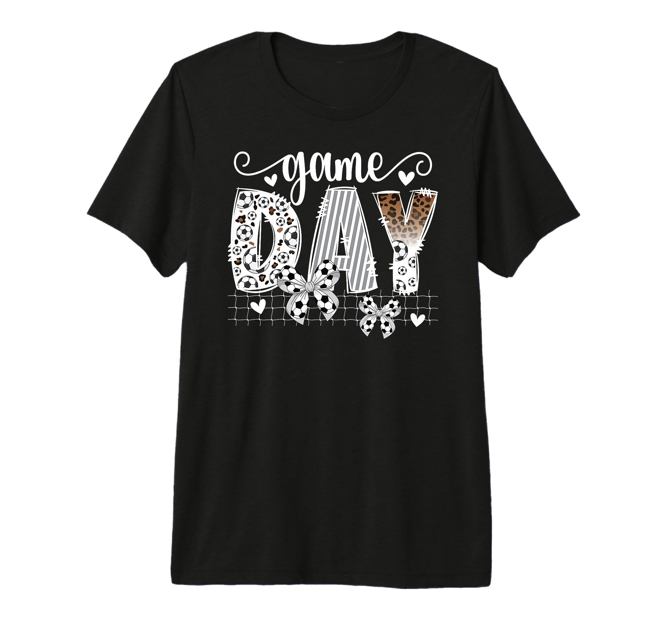 Game Day Soccer Coquette Soccer Game T-Shirt - Novelty Apparel Men Women - T-Shirt, Sweatshirt, Hoodie