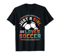 Just Who Loves Soccer Womens T-Shirt - Casual Everyday Wear Men Women - T-Shirt, Sweatshirt, Hoodie