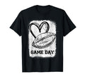 Game Day Football Lovers Heart Mom T-Shirt - Aesthetic Graphic for Adults - T-Shirt, Sweatshirt, Hoodie