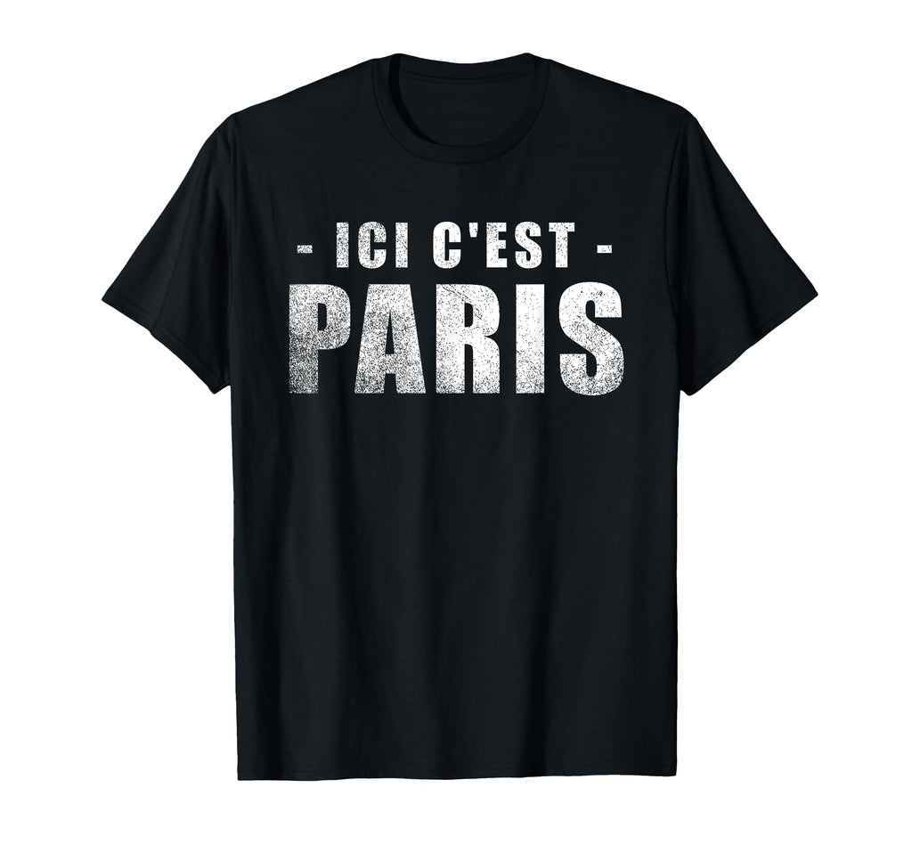 Here Is Paris Football Ici Cest Paris T-Shirt - Custom Art Print Men Women - T-Shirt, Sweatshirt, Hoodie
