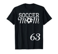 Soccer Mom Jersey Number 63 T-Shirt - Casual Everyday Wear for Adults - T-Shirt, Sweatshirt, Hoodie