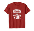 Soccer Mom Sideline Cheerleader Life T-Shirt - Custom Art Print for Adults - T-Shirt, Sweatshirt, Hoodie
