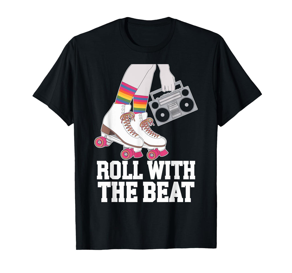 Rollerskates Funny 80S Roller Disco T-Shirt - Streetwear Style Unisex - T-Shirt, Sweatshirt, Hoodie