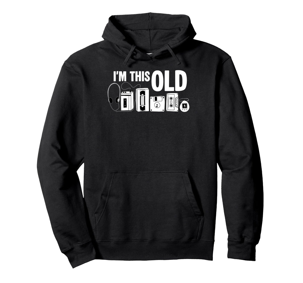 Im This Old Cassette Tape Floppy Disk Vhs Hoodie - Streetwear Style Unisex - T-Shirt, Sweatshirt, Hoodie